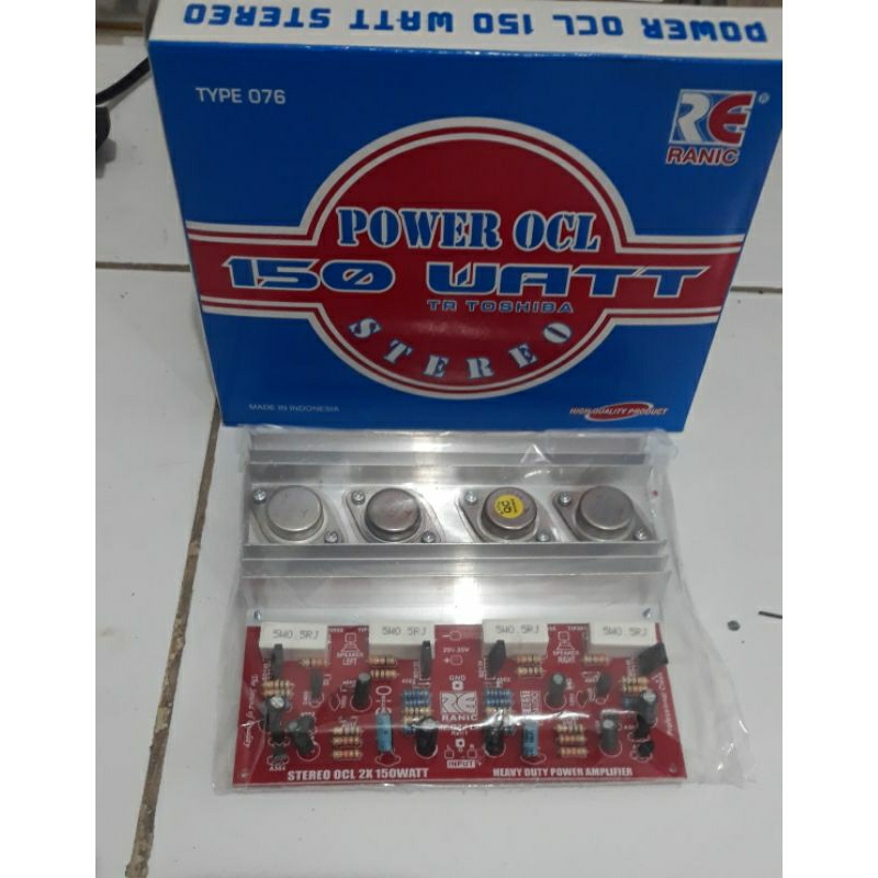 Kit power 150 wat Ocl stereo Jengkol