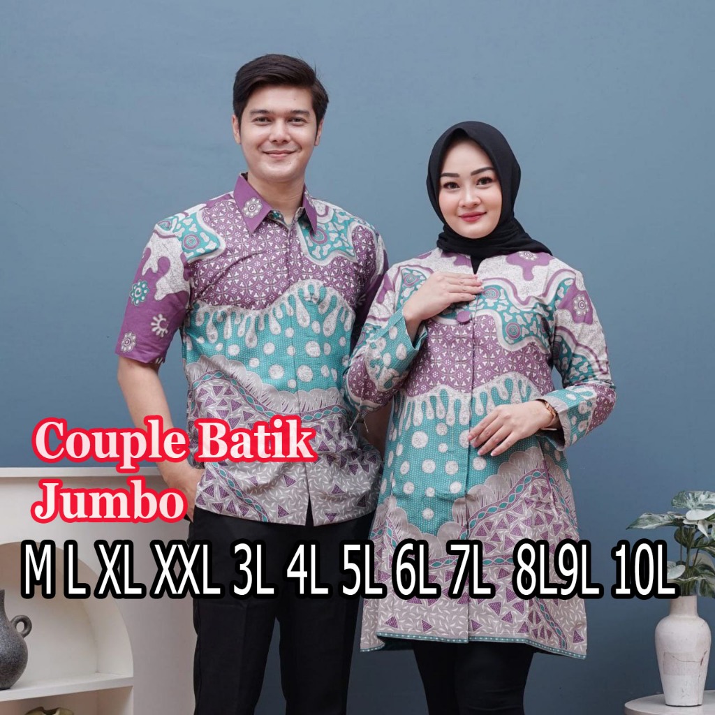 Couple Tunik Atasan wanita Lengan PANJANG | M L XL XXL 3L 4L 5L 6L 7L 8L 9L 10L SUPER JUMBO | atasan