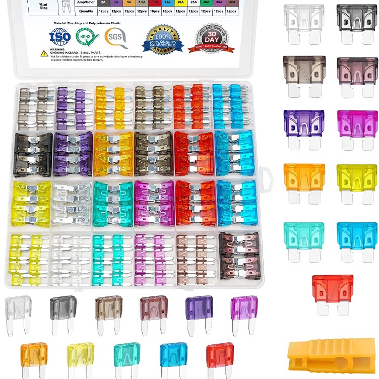 dJ Fuse Mobil Sikring Mobil 2AMP4AMP 1 Set 3PCS