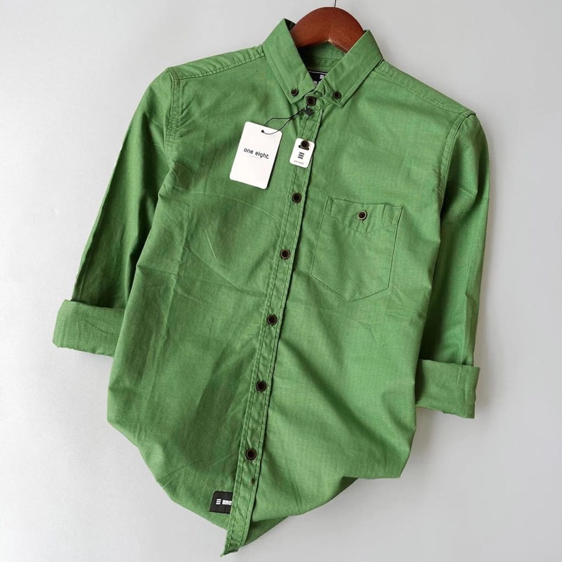 HIJAU SAGE KEMEJA POLOS SAGE HIJAU SAGE CIGARET PREMIUM TERBARU