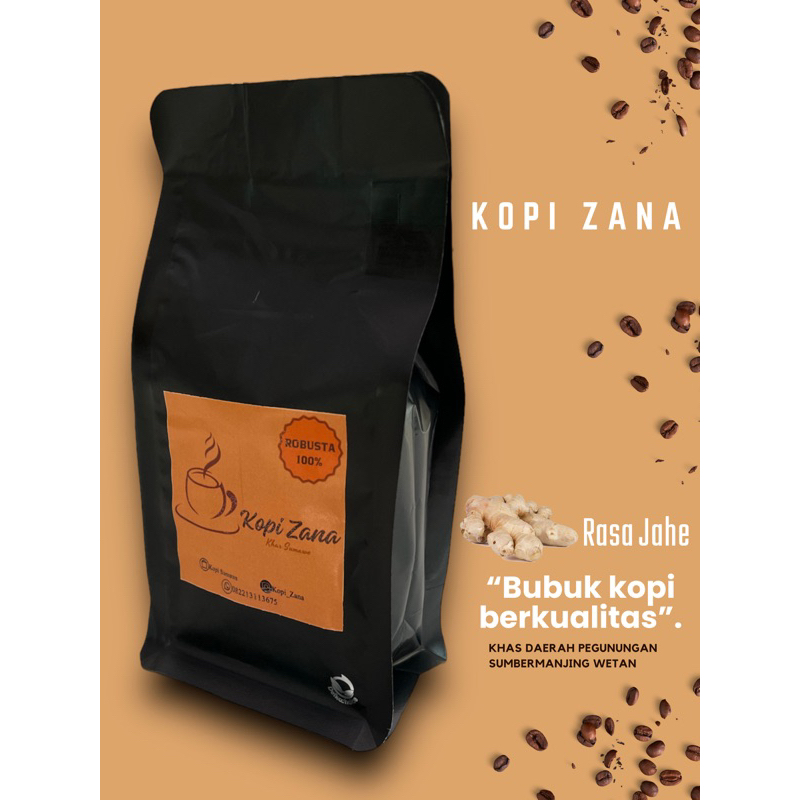 

Kopi Bubuk Robusta + Jahe