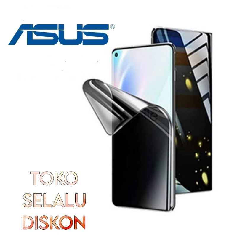 PELINDUNG LAYAR HYDROGEL PRIVACY SPY MATTE ASUS MAX PRO M2 MAX PRO M1