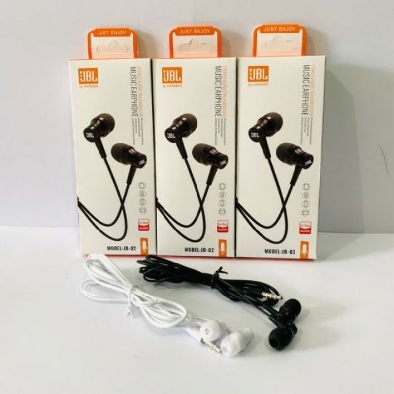 djaya HANDSFREE HEADSET HF JBL JB-02 EARPHONE HANDSET JBL JB-02 MEGA BASS
