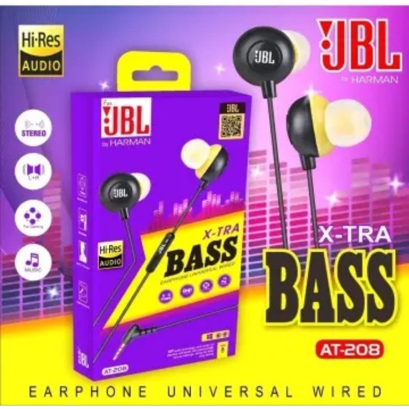 djaya HANDSFREE HEADSET HF JBL AT-208 EXTRA BASSS