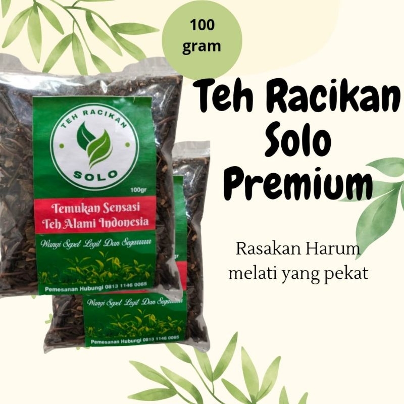 

Racikan teh solo teh tubruk asli khas solo teh angkringan teh wedangan wangi sepet legit kental 100gram