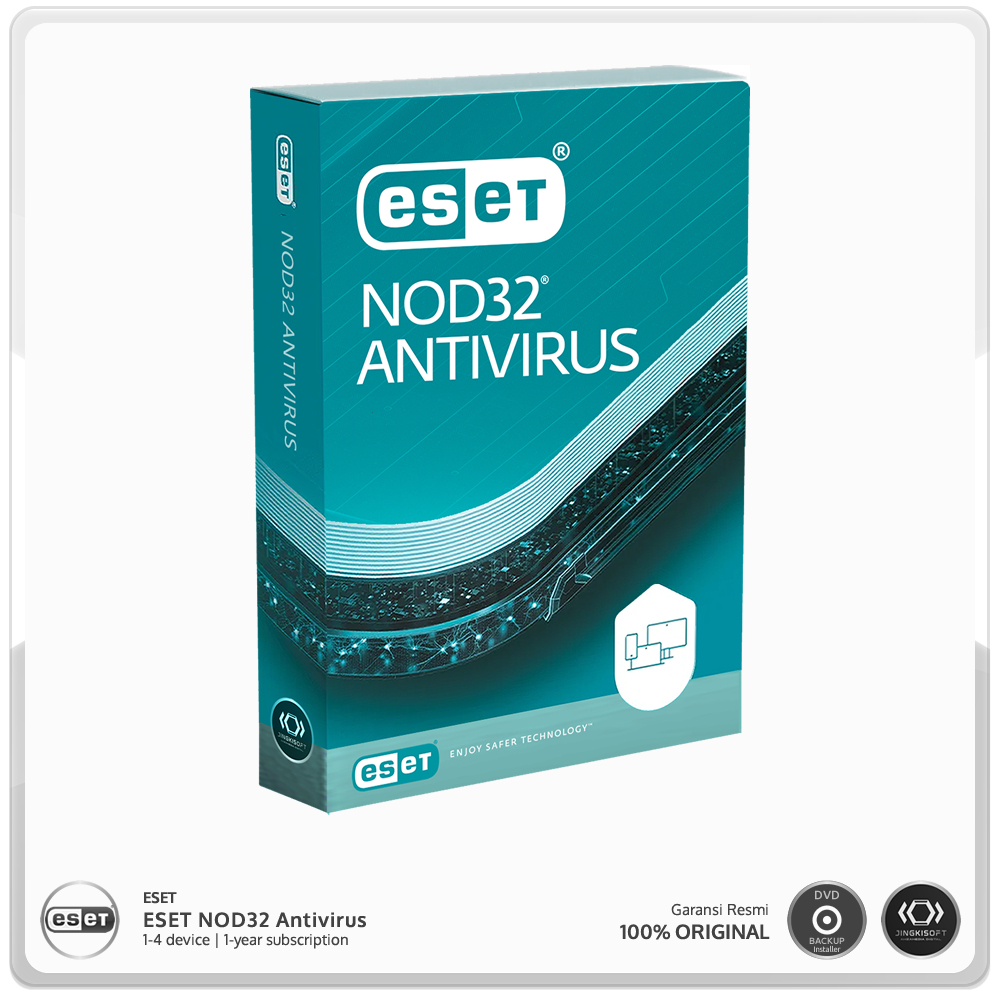 ESET NOD32 Antivirus [3-Device, Lisensi ESET Indonesia]