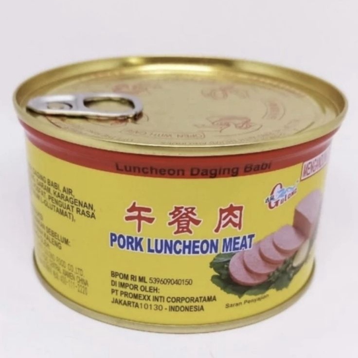 

Bayar Di Tempat gulong luncheon daging maling 397gr Q92