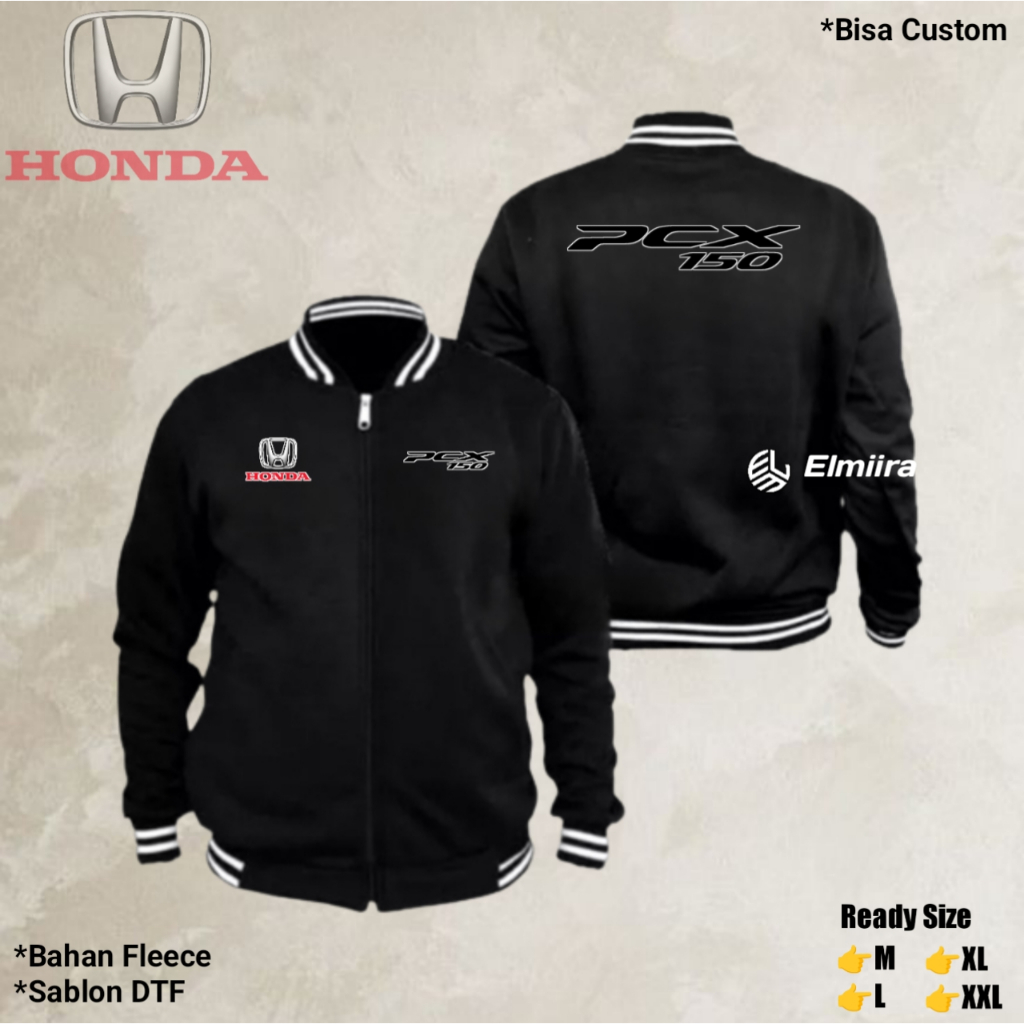 Jaket Honda PCX Varsity