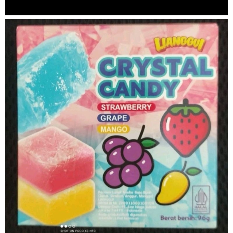 

Lianggui Crystal Candy 96g Permen Aneka Rasa Buah