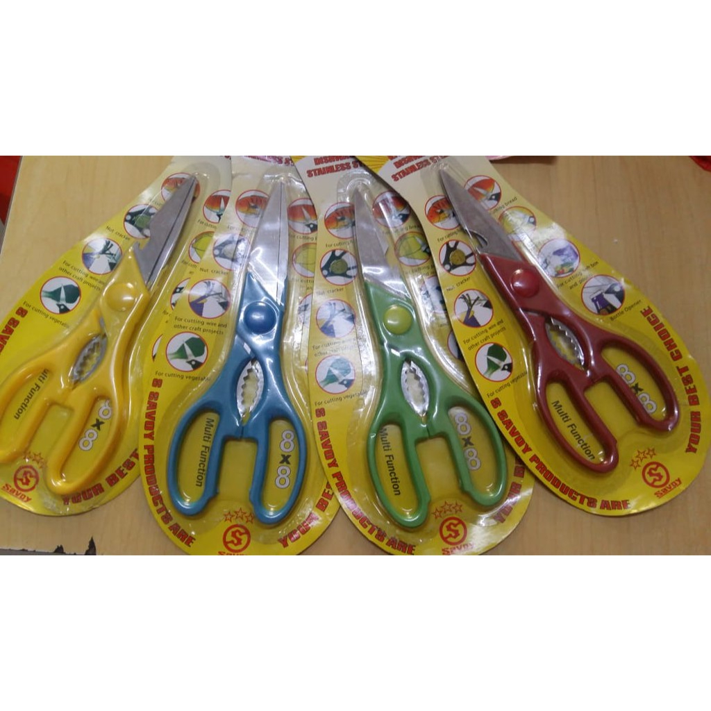 

Gunting Multifungsi/ Gunting Warna/ Gunting Isi 3Pcs