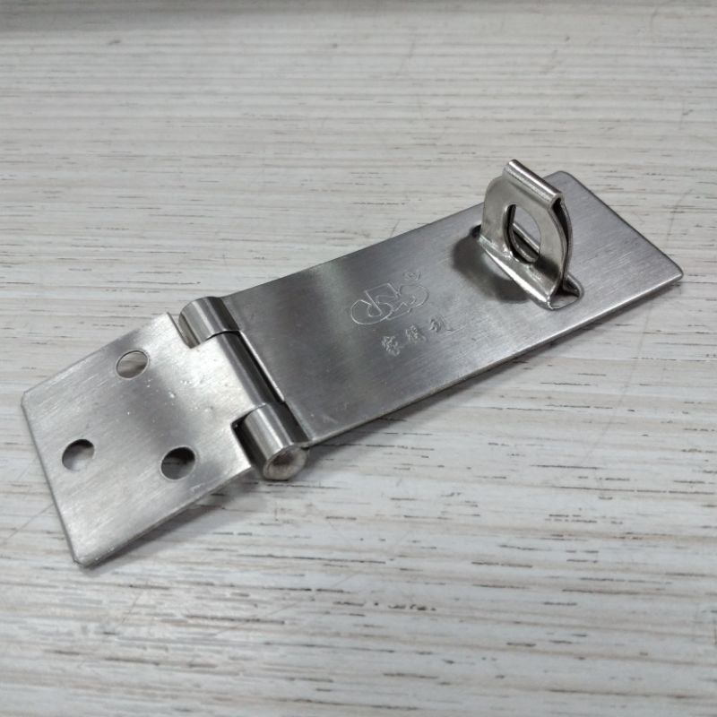 Overpall gembok plat pengaman rumah/gudang cantolan gembok stainless 3 inch LL 2198