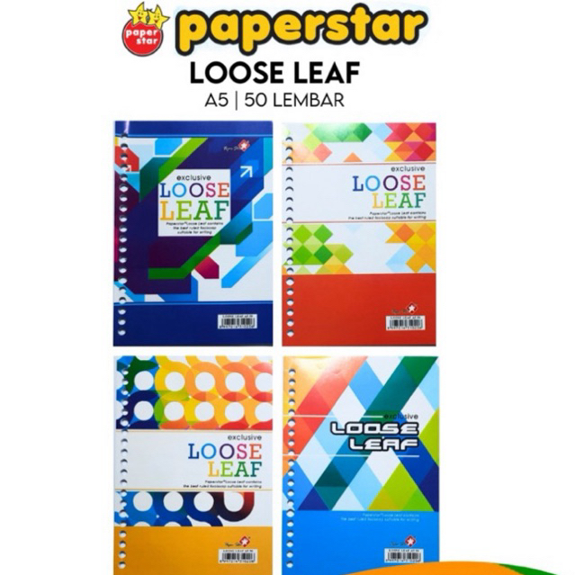 

LOOSE LEAF A5 50 LEMBAR / ISI BINDER A5 (ISI 50 LEMBAR) Bergaris