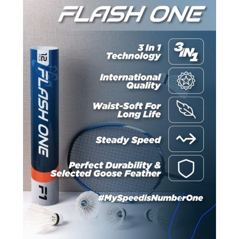 shuttlecock 3in1 FLASH ONE F1 3 IN 1