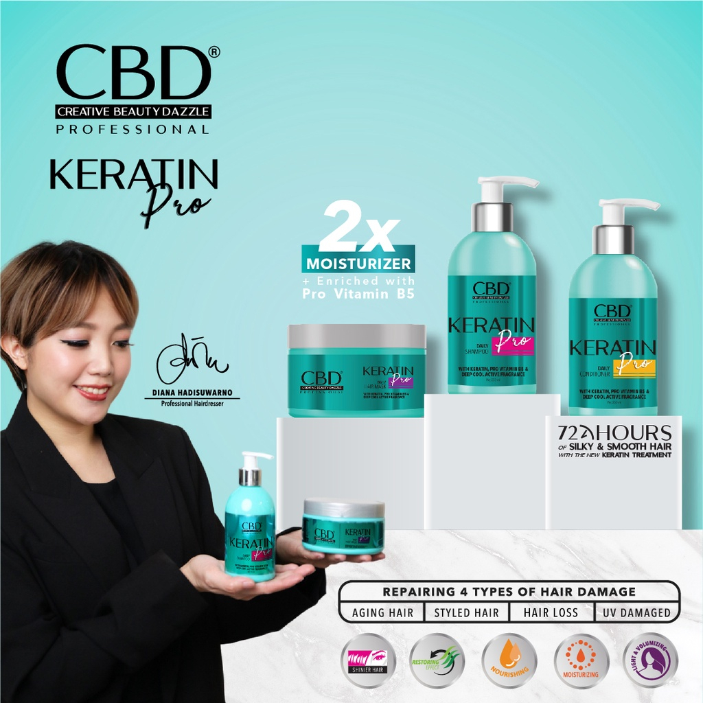 ❤️CANTIK JEMBER❤️ CBD Professional KERATIN PRO Daily