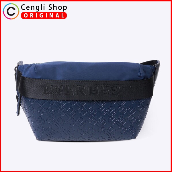 EM02 TAS SELEMPANG PINGGANG PRIA EVERBEST SLING WAIST BAG ORIGINAL ASLI ORI