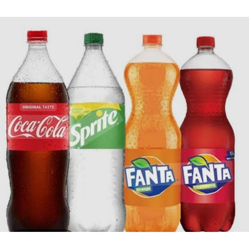 

FANTA, COCACOLA, SPRITE Ukuran 1,5 L (Liter)