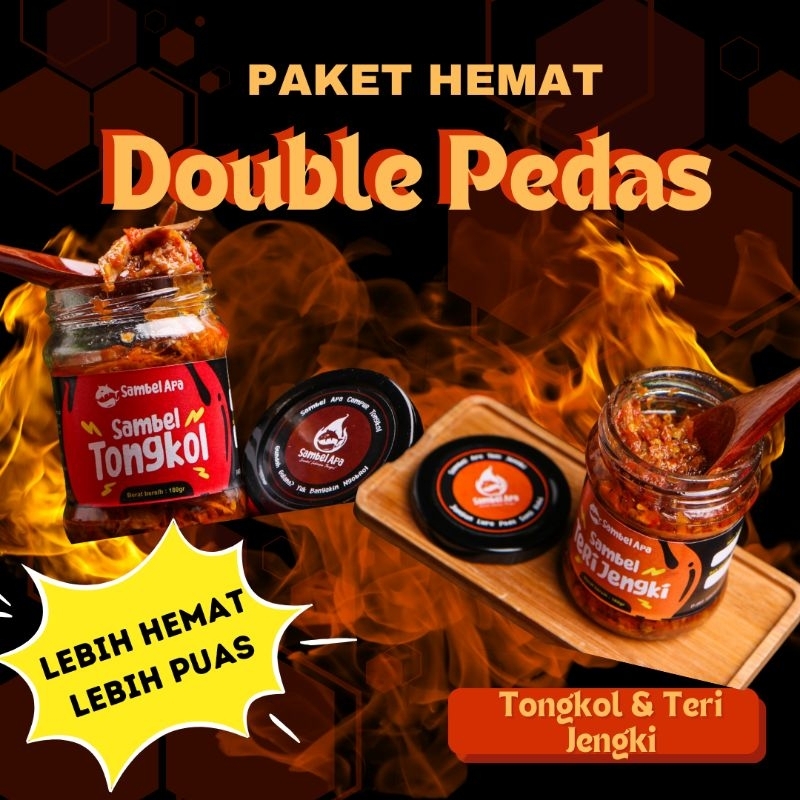 

PAKET HEMAT Double Pedas Sambelapa Tongkol & Teri Jengki