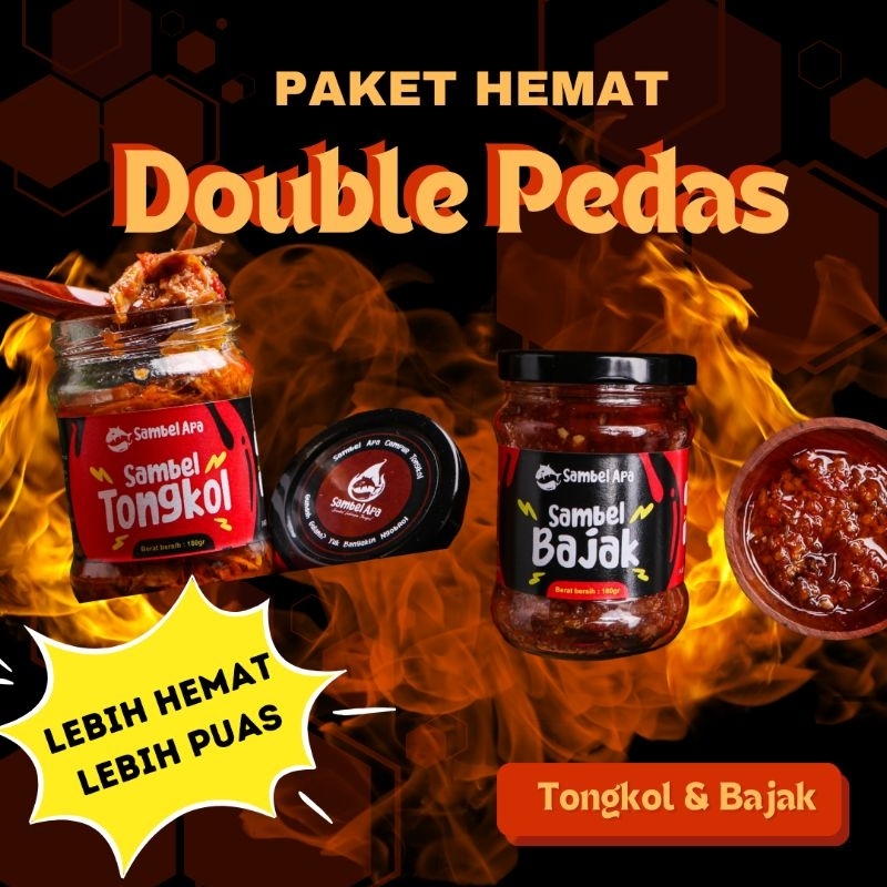 

PAKET HEMAT Double Pedas Sambelapa Bajak & Tongkol