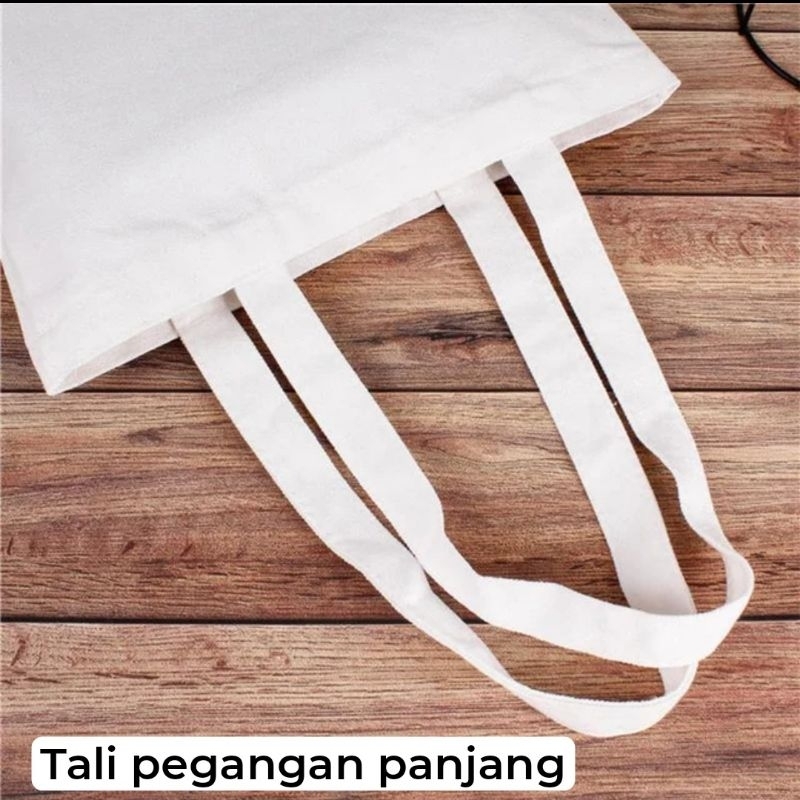 FAVORIT ToteBag Blacu Polos Premium Tas ToteBag Putih Polos 30 cm x 40 cm Tote Bag Blacu 30