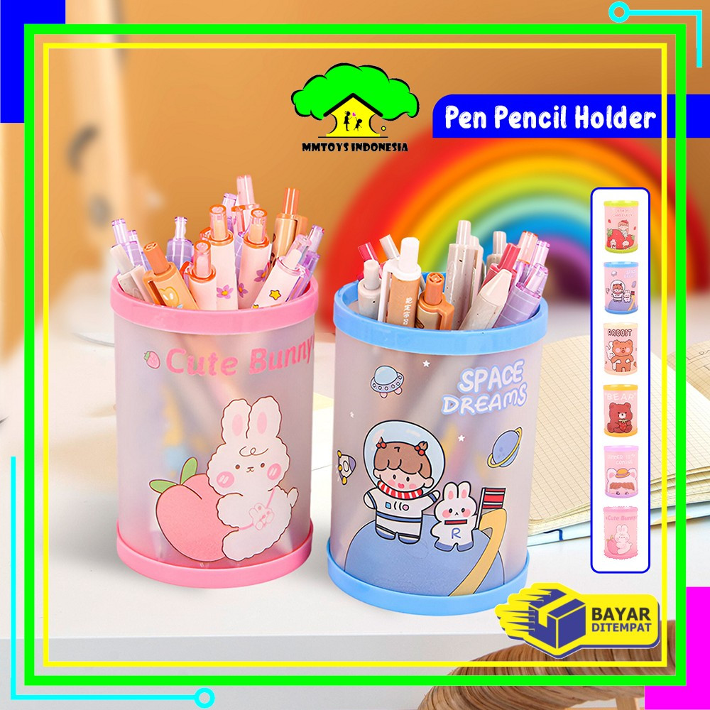 

MI-A84 Tempat Pensil Karakter Meja Lucu / Tempat Kotak Pensil Bulat Karakter Kartun Serbaguna / Pen Pencil Holder Bulat Tabung Lipat / Pencil Case Cartoon