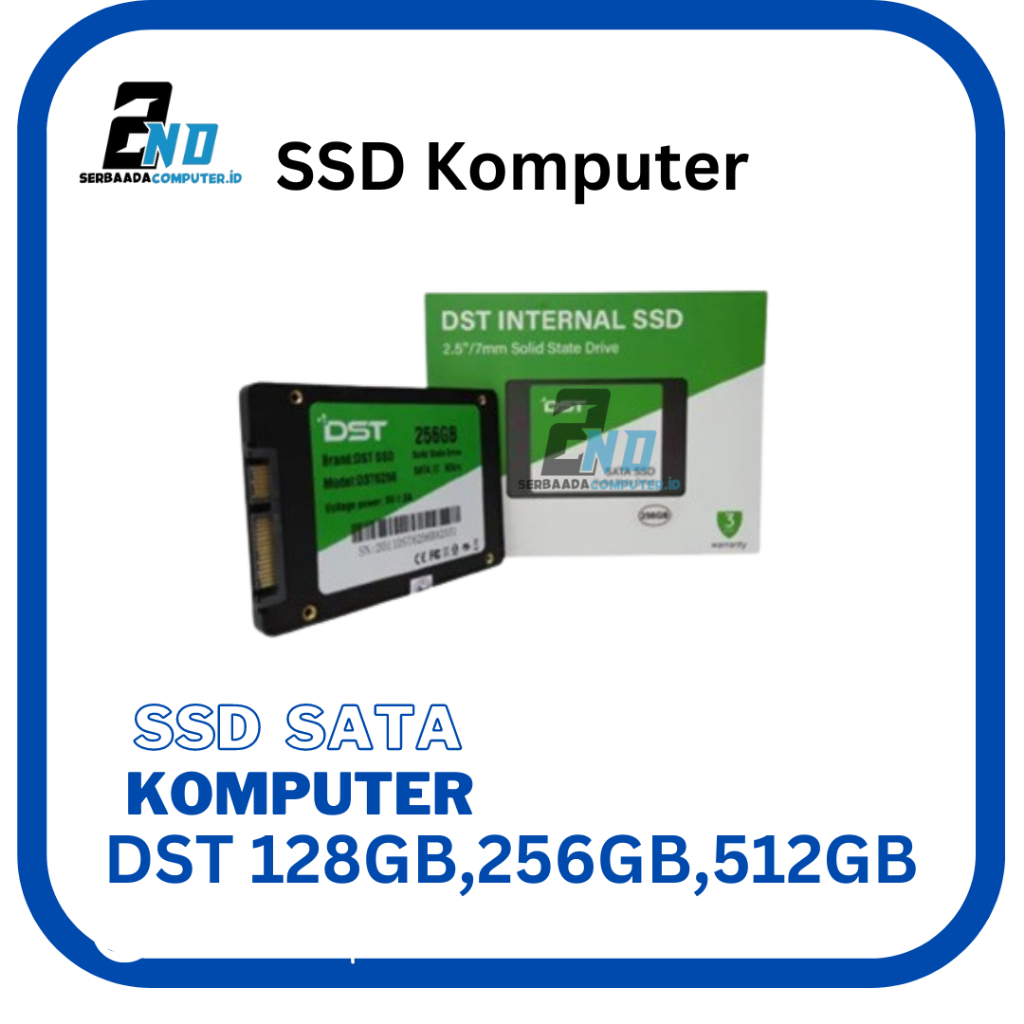 SSD DST 128GB - 256GB-512  2.5" Sata III Interface / SSD INTERNAL  Termurah