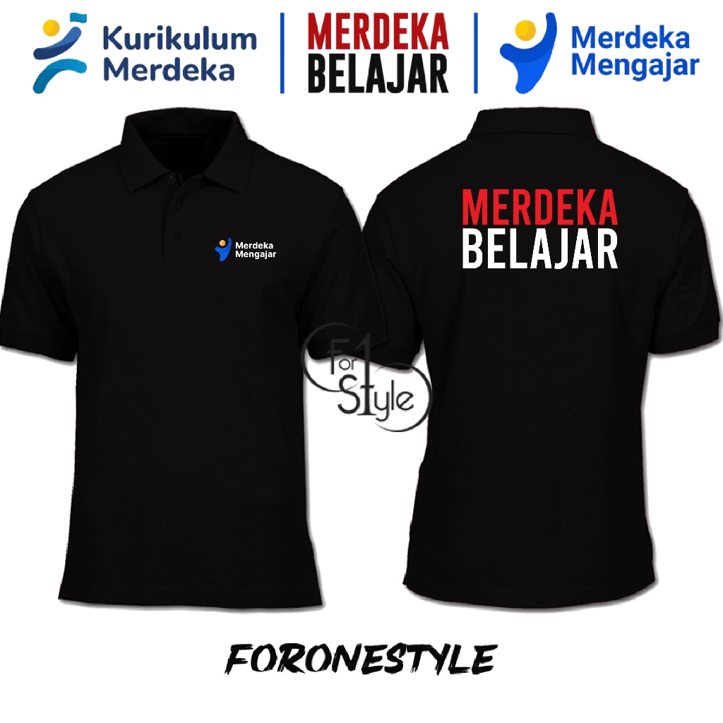 POLOSHIRT KAOS KERAH MERDEKA BELAJAR - POLO MERDEKA BELAJAR