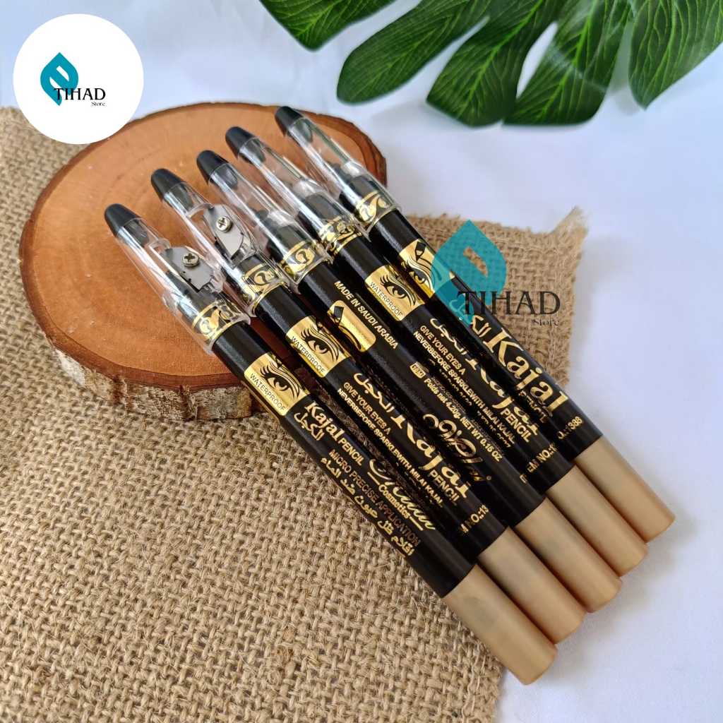 Celak Mata Kajal Pencil Hitam Waterproof