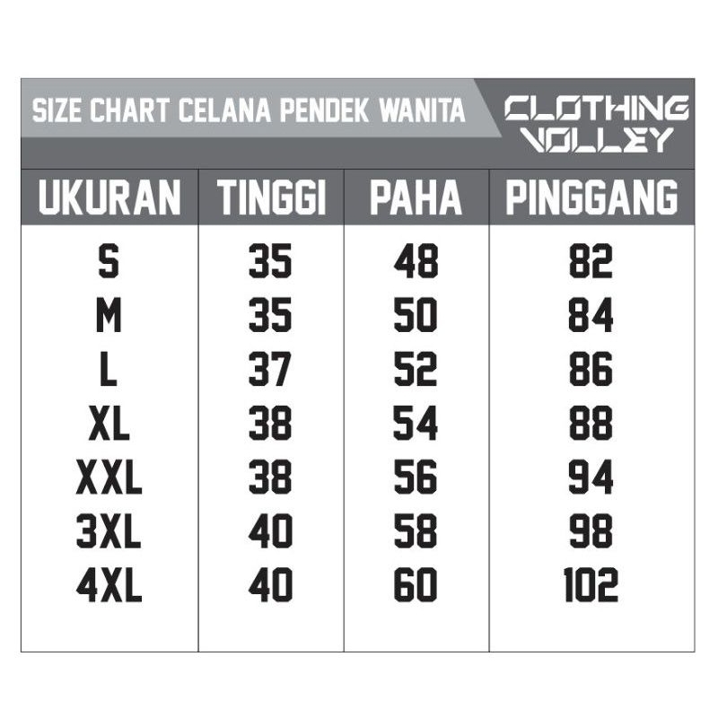 RB CELANA CEWE VOLLEY KOLOR VOLI CEWE