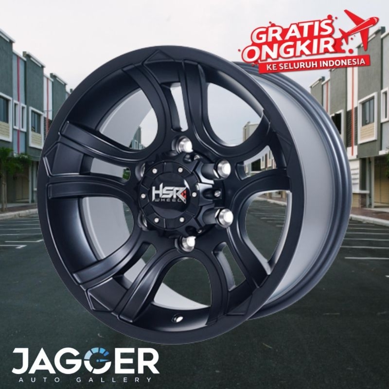Velg mobil hsr peak ring 16 baut 6 h6x139.7 black