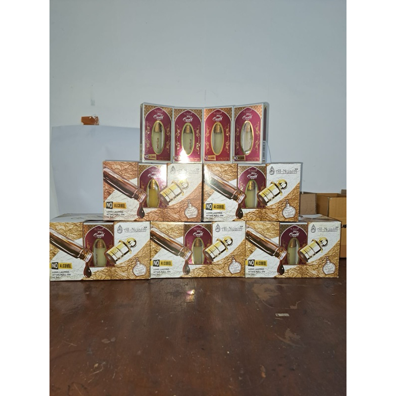 SScntx- White Oudh Alnuaim 6ml Perfume Original No Alcohol Al-Nuaim