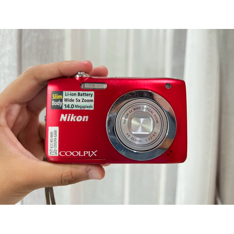 DIGICAM NIKON COOLPIX S2600 KAMERA POCKET KAMERA SAKU
