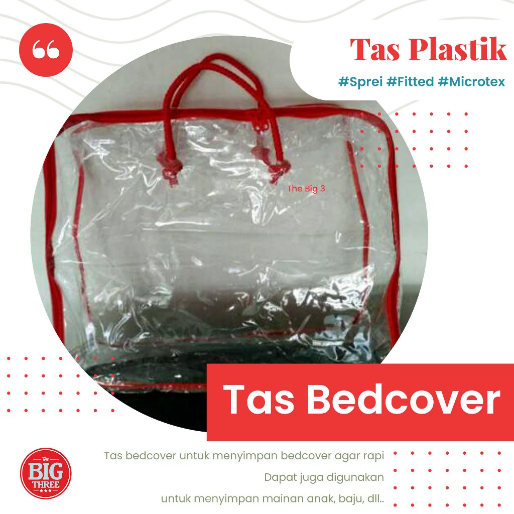 Tas bedcover / Plastik bedcover / Kantong bedcover - TBT