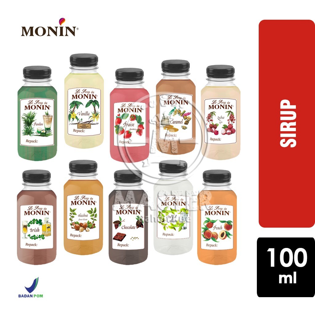 

Sirup Monin Repack / Syrup Monin All Varian [Botol Plastik 100ml]