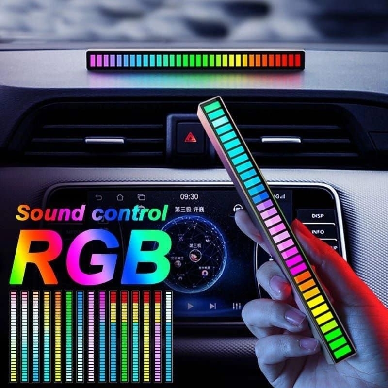 audio spektrum indicator led audio sound control audio spectrum lampu led RGB music