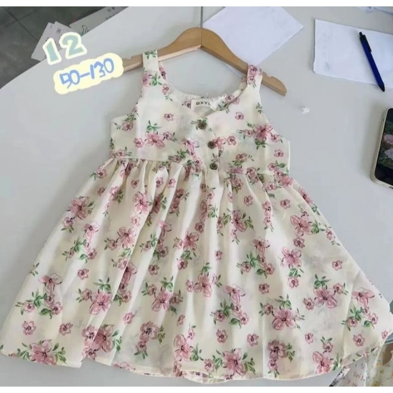DRES ANAK PASSION FLOWER KOREAN STYLE