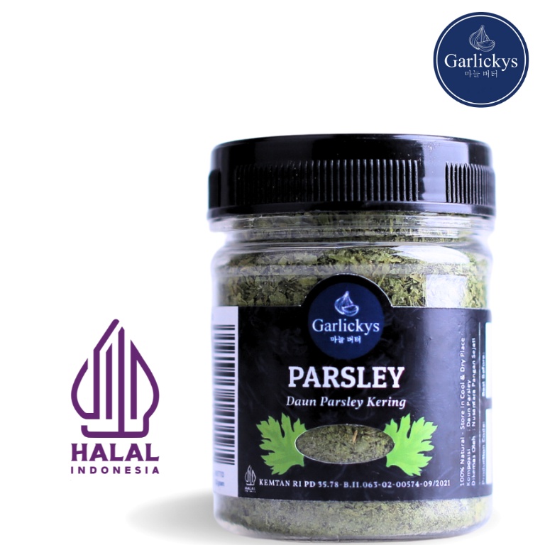 

Jual GARLICKYS Daun Parsley Kering Bubuk MPASI Flakes Premium Quality Bumbu Dapur C97