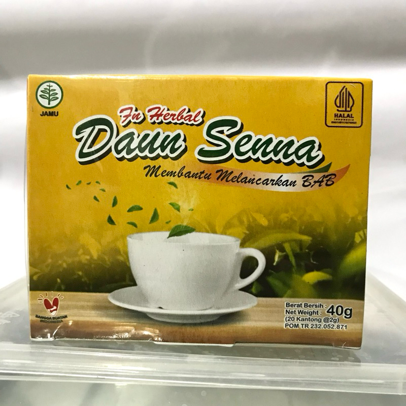 

Teh celup herbal DAUN SENNA teh pelangsing dan melancarkan buang air besar