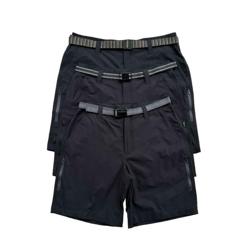 ORVIS Mens Slim Fit Stretch Tech Short Black Celana Pria Hitam