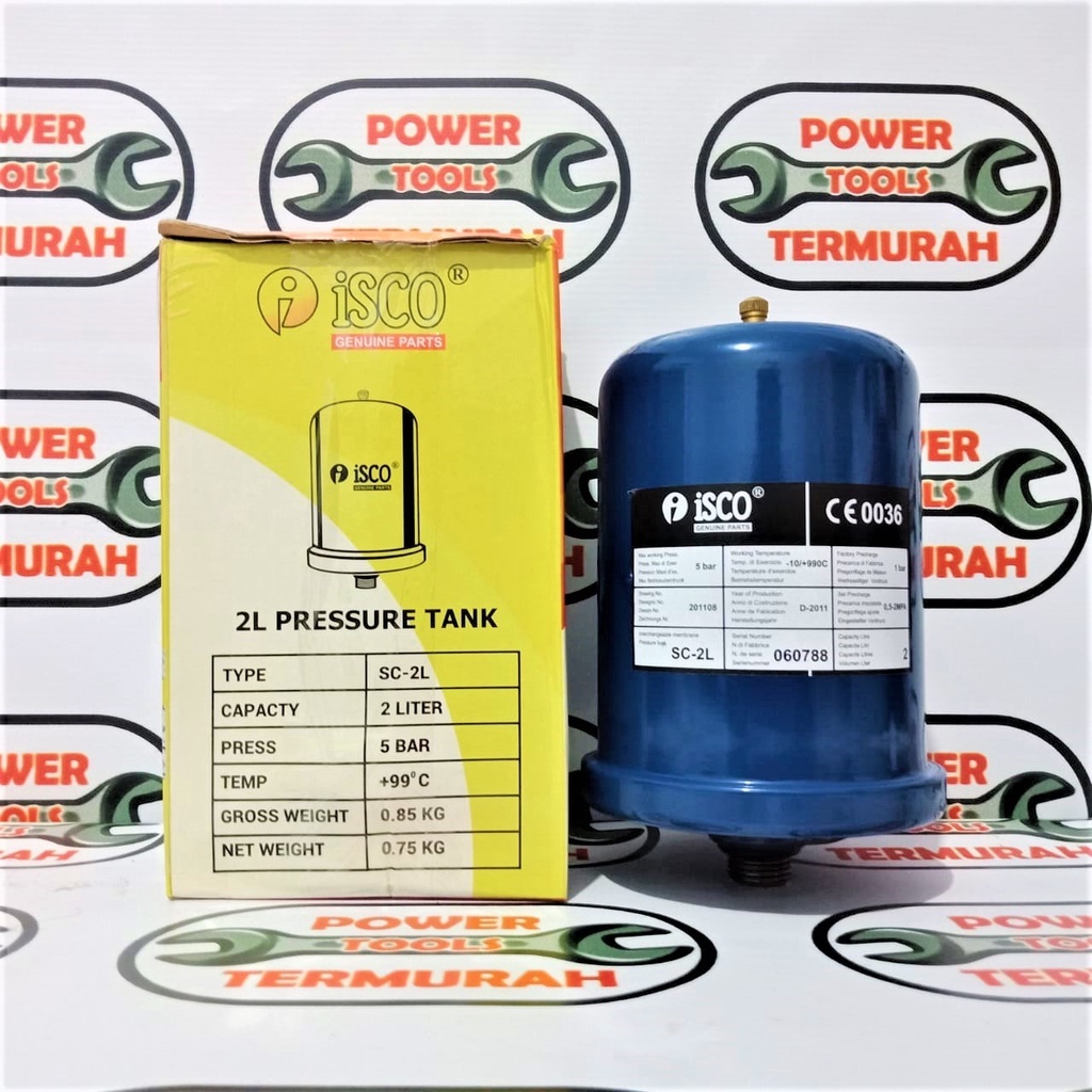 

Tabung Pompa Air 2L Otomatis Tekanan Angin Tangki National ESE Shimizu