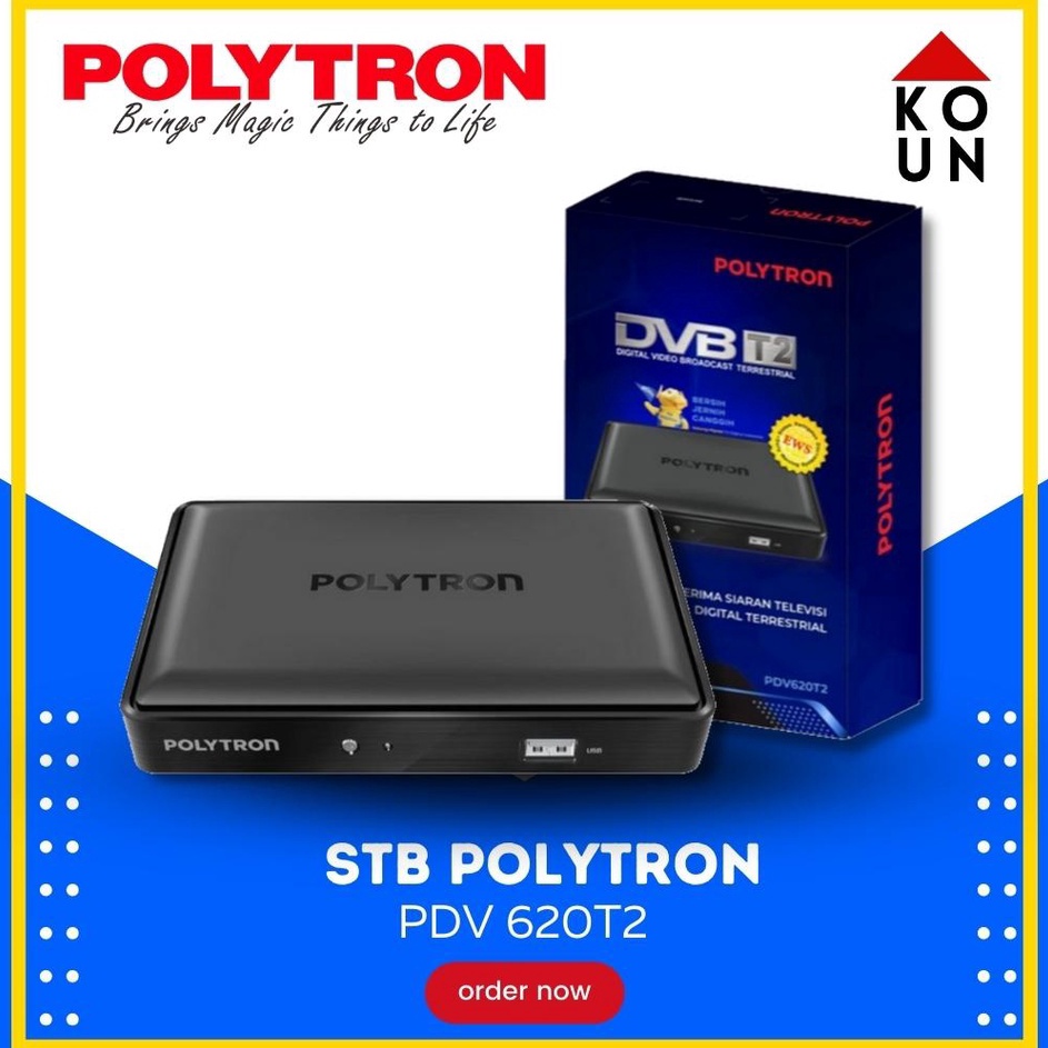 GROSIR STB MATRIX APPLE MERAH  DVB T2 Set Top Box Polytron PDV 62T2  PDV 6T2  PDV 6 T2  Polytron Set