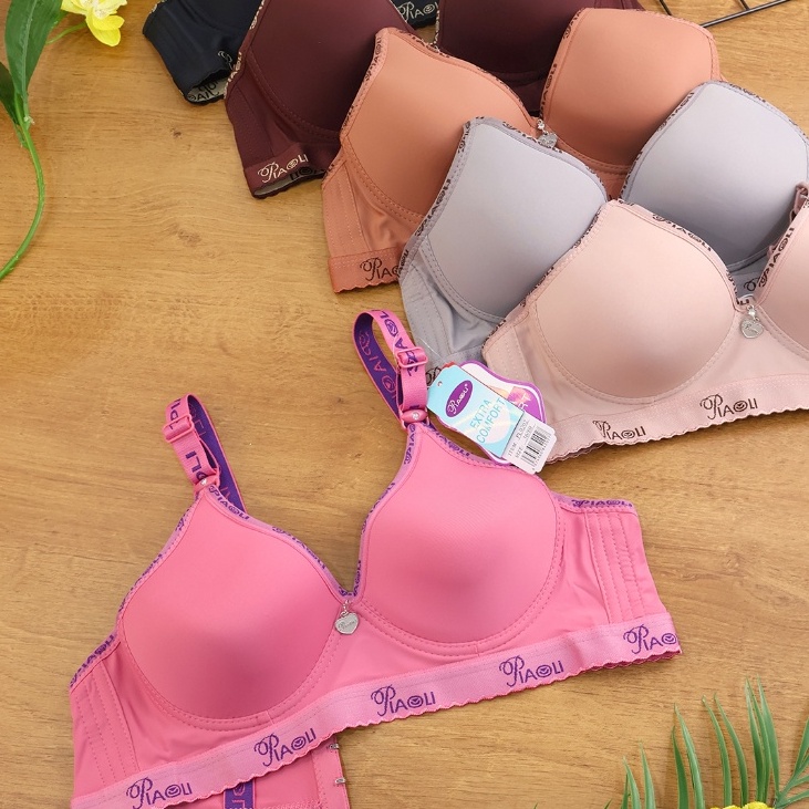 ART L59K Bra Wanita Tanpa Kawat  BH Piaoli sport BH Size 3642 Busa Push Up Tanpa Kawat Kait 3 Bra Wa