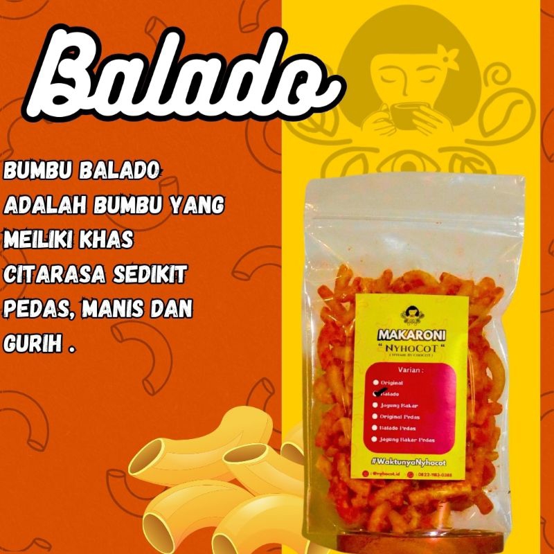 

MAKARONI NYHOCOT RASA BALADO