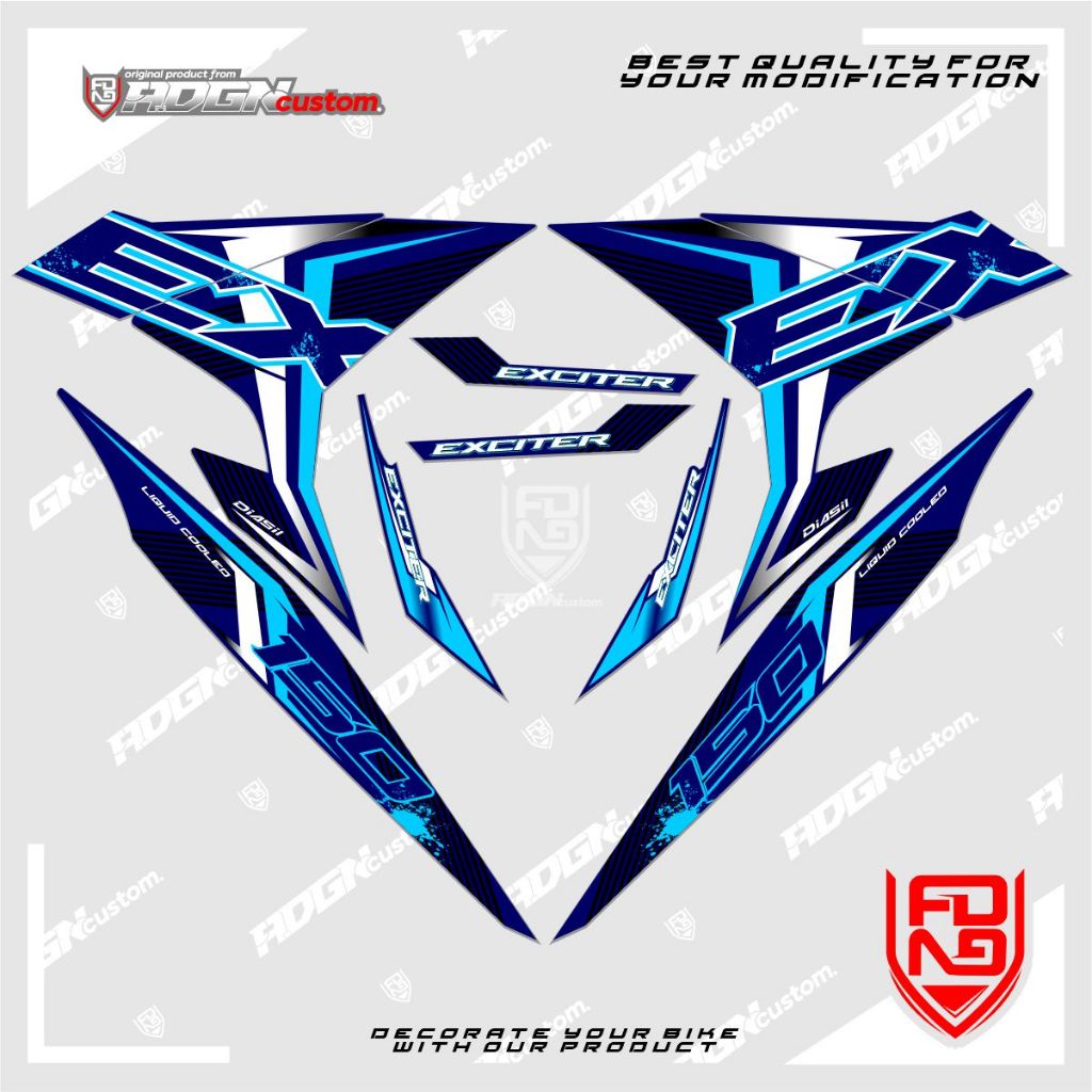 Striping mx king custom exciter y15zr