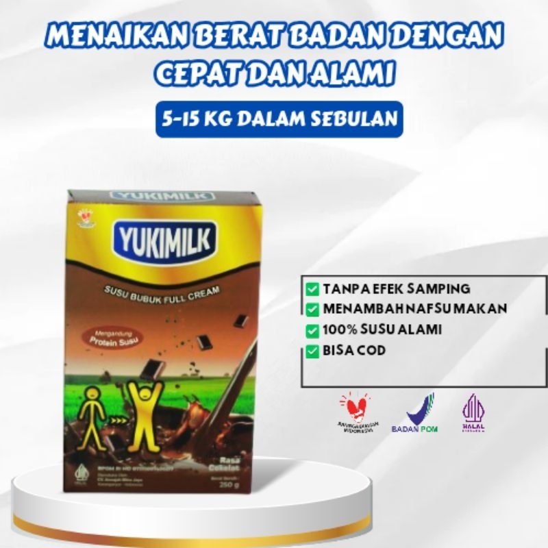 

Susu Penambah Berat Badan dan SUSU PENGGEMUK BADAN - Yuki milk