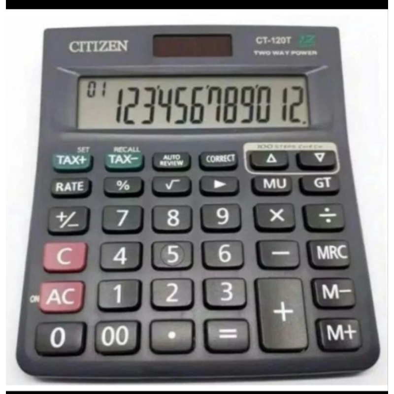 

Kalkulator Citizen CT 120T / kalkulator ct 120t merk citizen 12 digit check correct