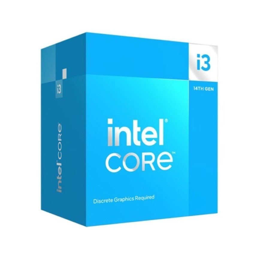 Processor Intel Core i3 14100F 4 Core 8 Thread 4.7Ghz Box Resmi I Intel Core i3 14100F TREY