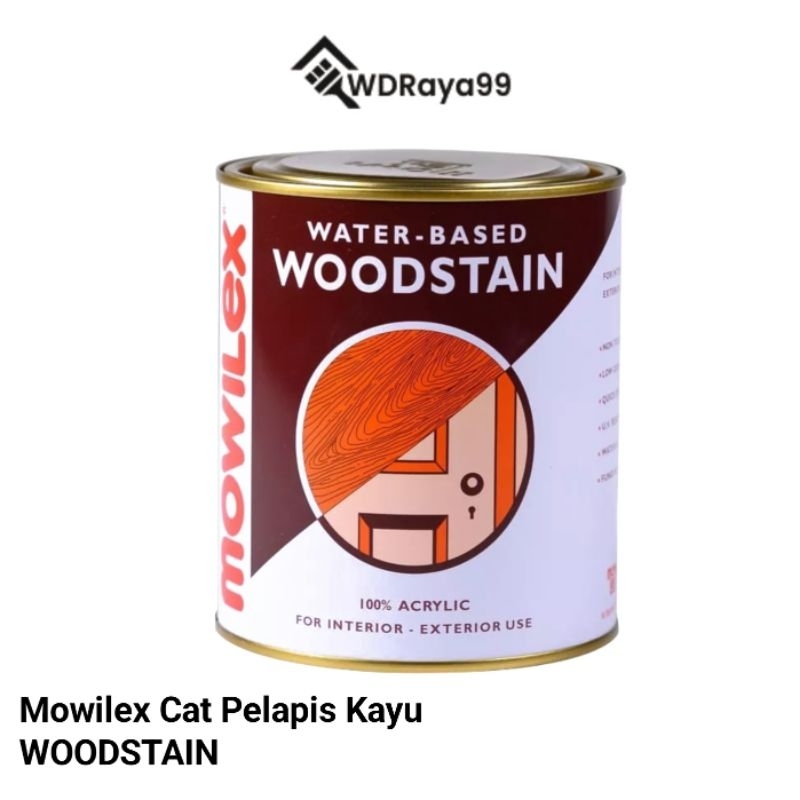 Mowilex Cat Pelapis Kayu Mowilex Woodstain 1L