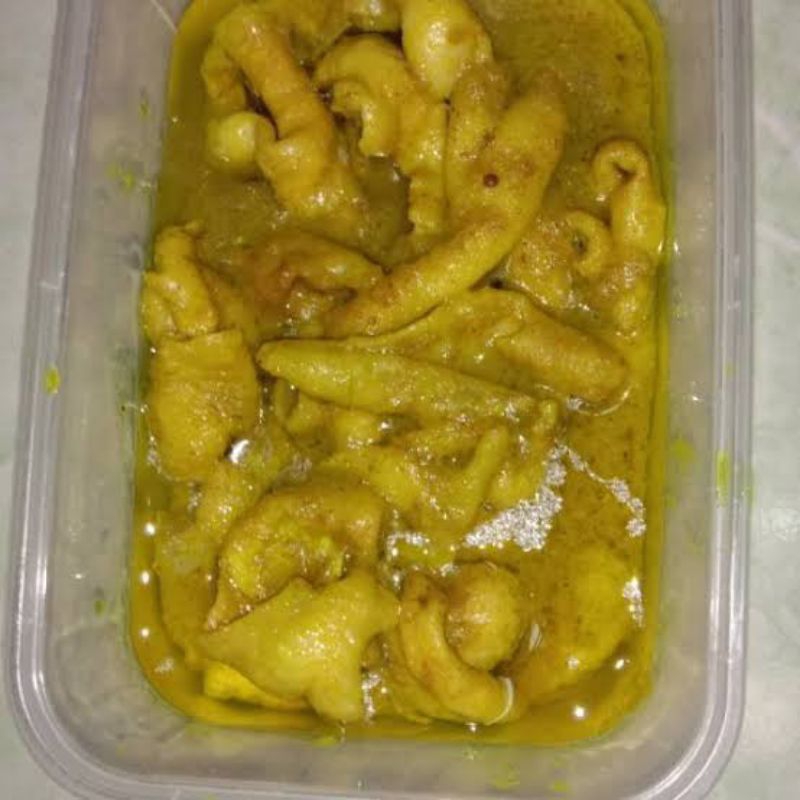 

Kulit Ayam Ungkep Bumbu Kuning 500gr
