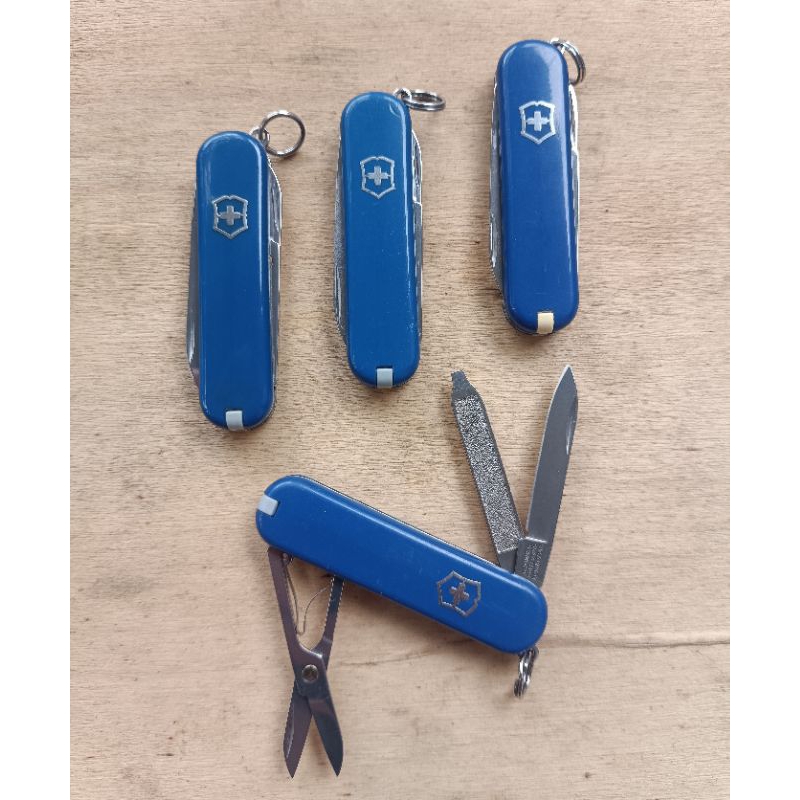 victorinox sd classic biru (original bekas)