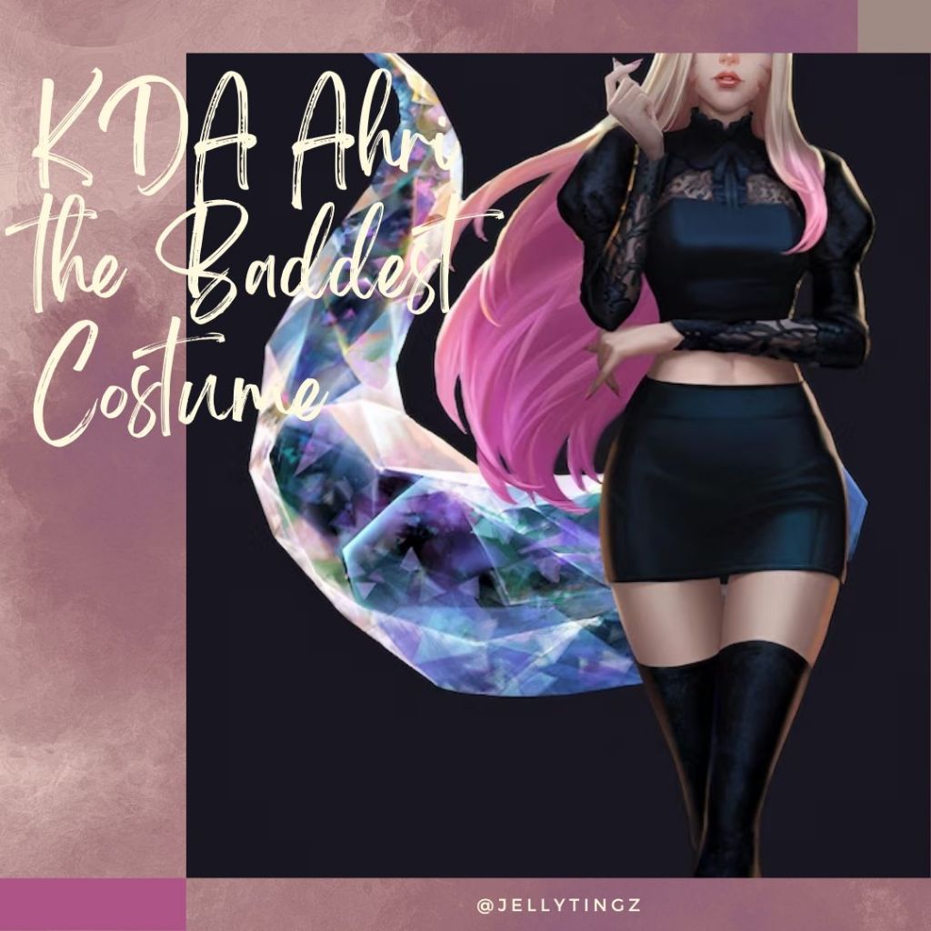 Costume Cosplay League of Legends Ahri KDA The Baddest